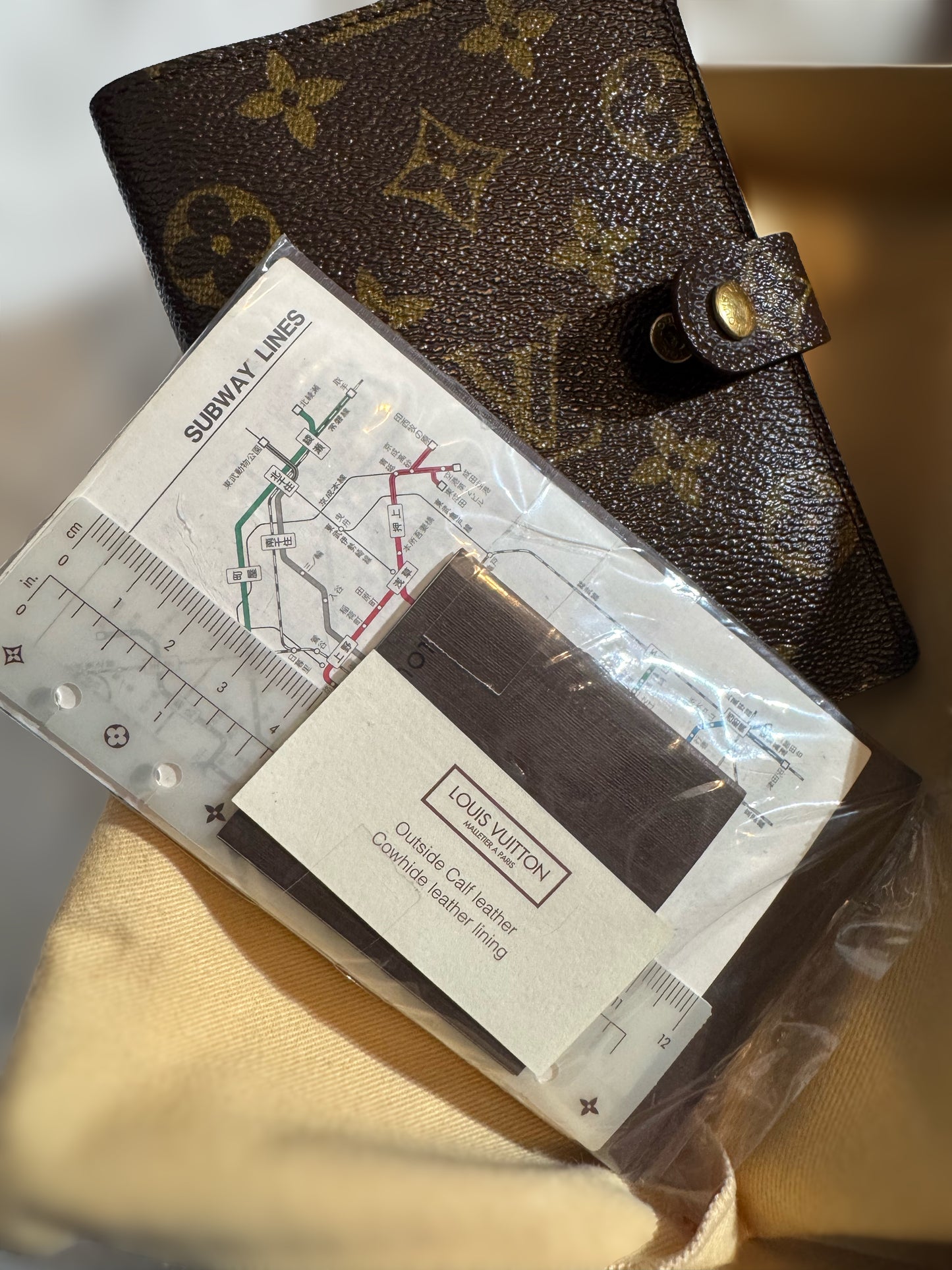 Louis Vuitton Monogram Agenda PM with Inserts – Box & Dustbag Included