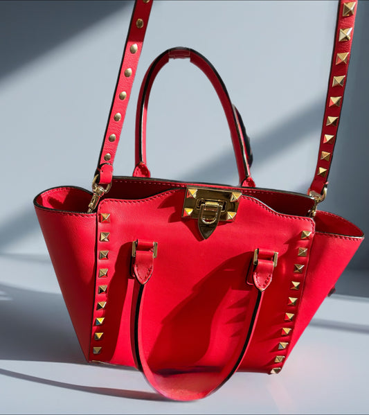 Valentino Garavani - Valentino Garavini Red Studded handbag