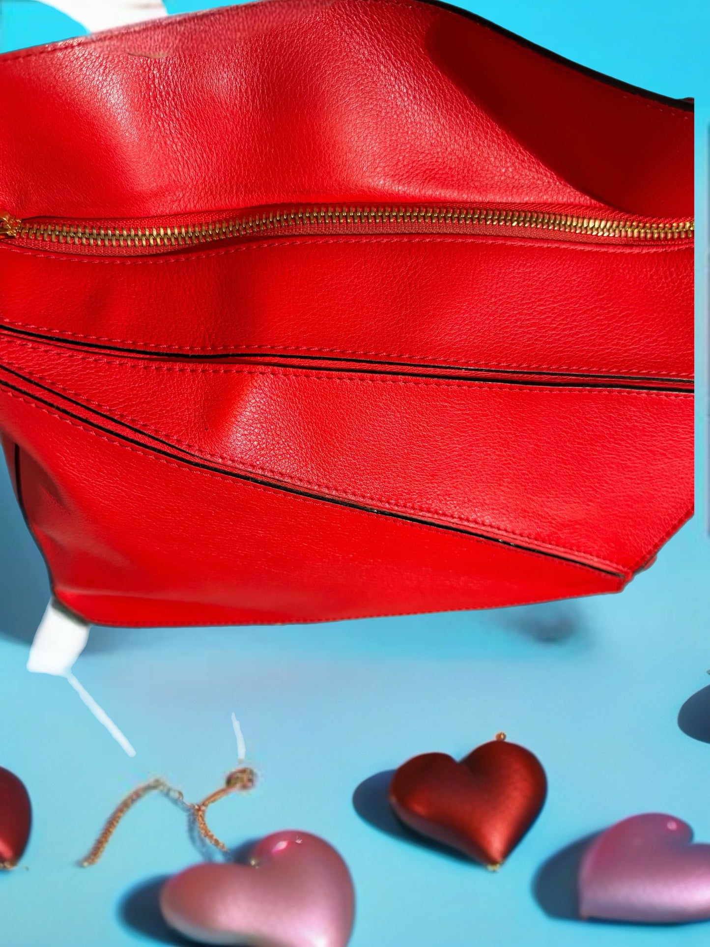 Loewe Puzzle Bag – Red Leather
