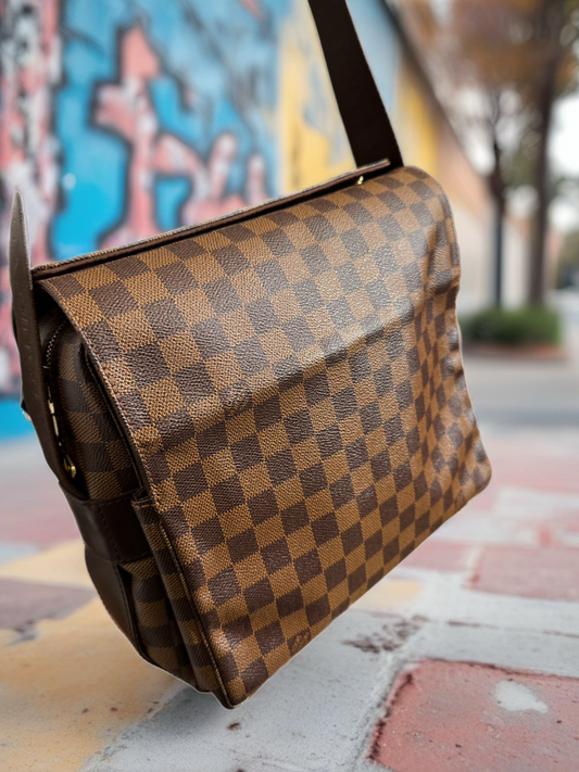 Louis Vuitton Damier Ebene Naviglio Messenger Bag