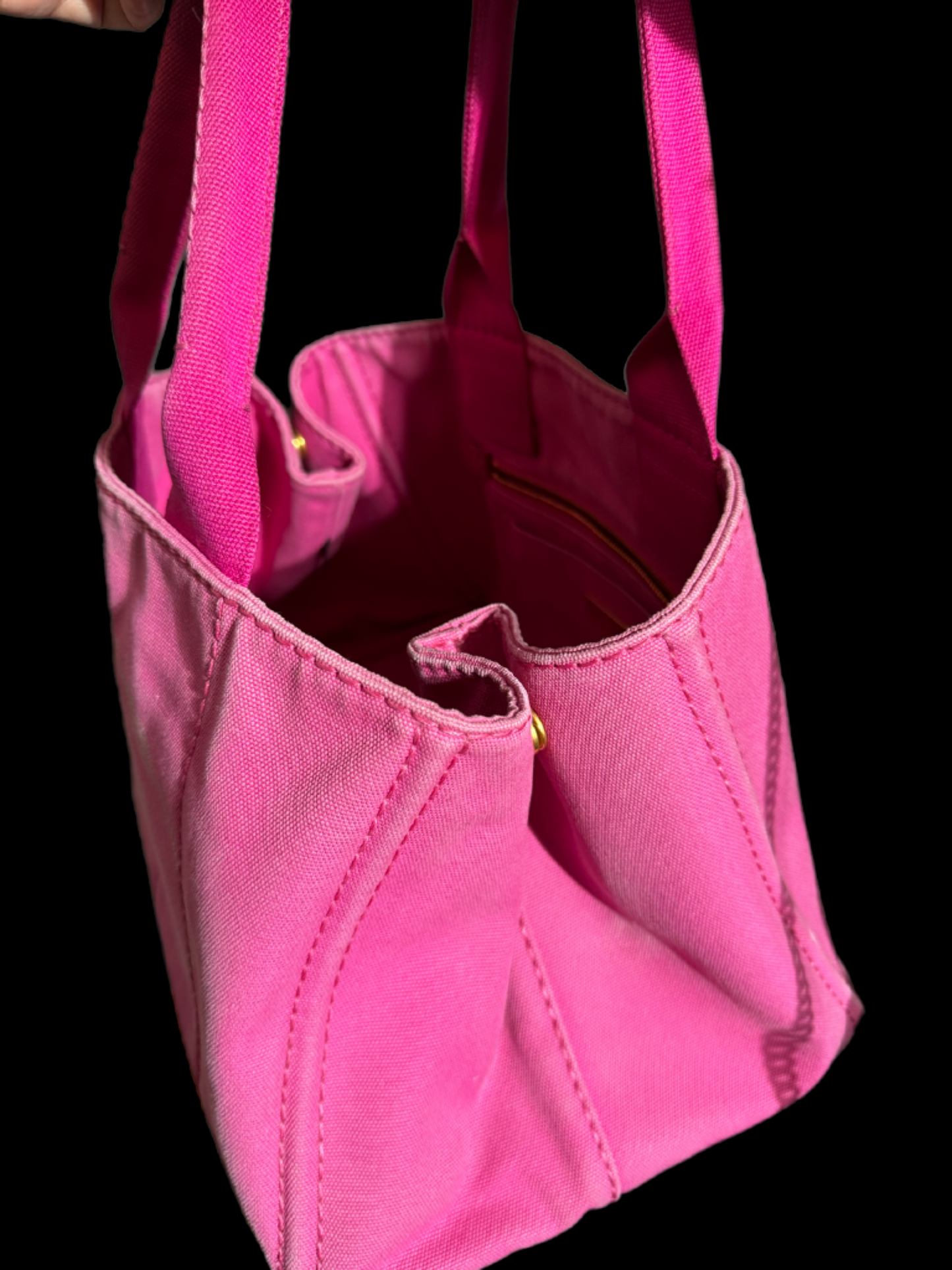 Prada Canapa Canvas Pink Tote