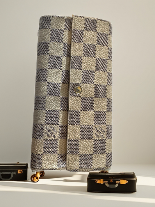 💼 Louis Vuitton Damier Azur Sarah Wallet