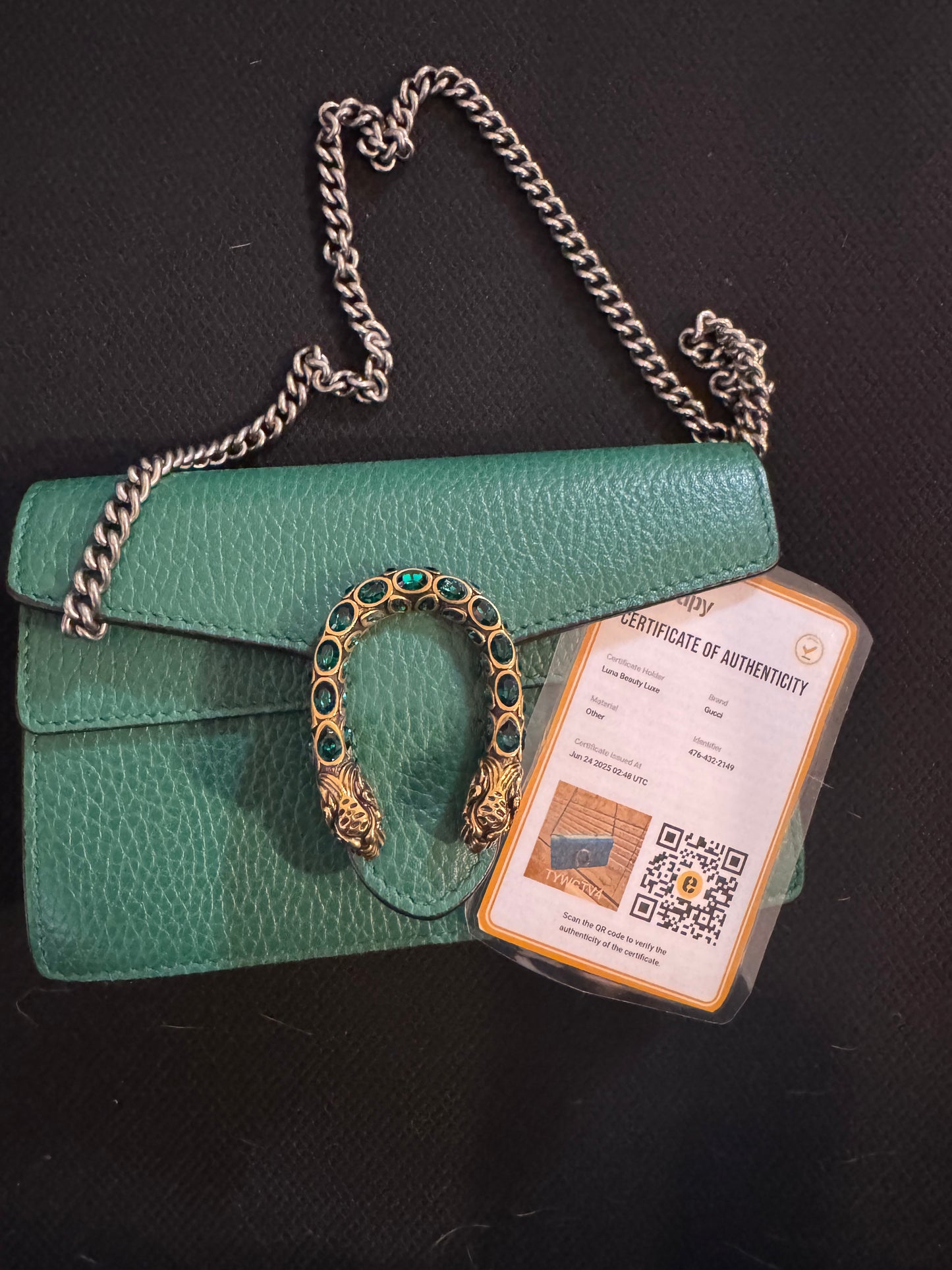 Gucci - Gucci Green Dionysus Super Mini