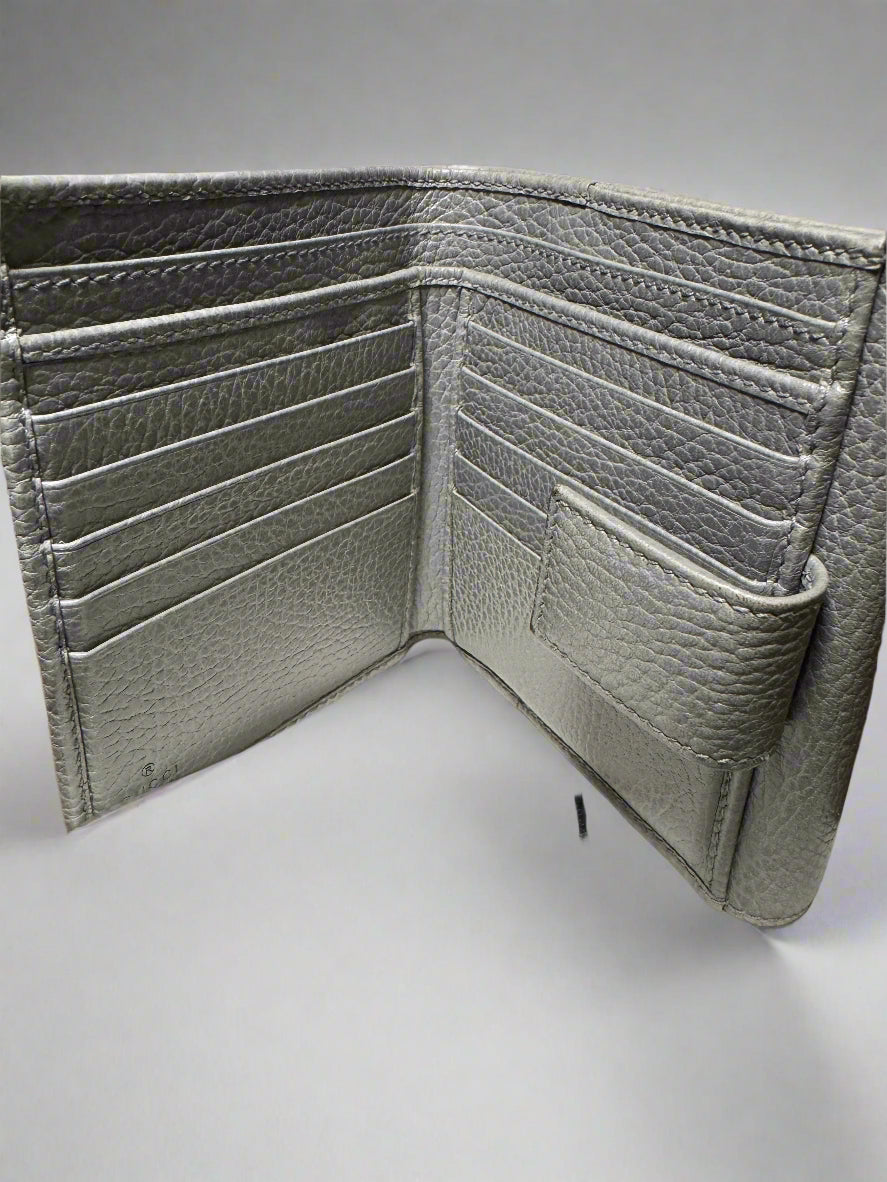 Gucci - Grey Snap Wallet
