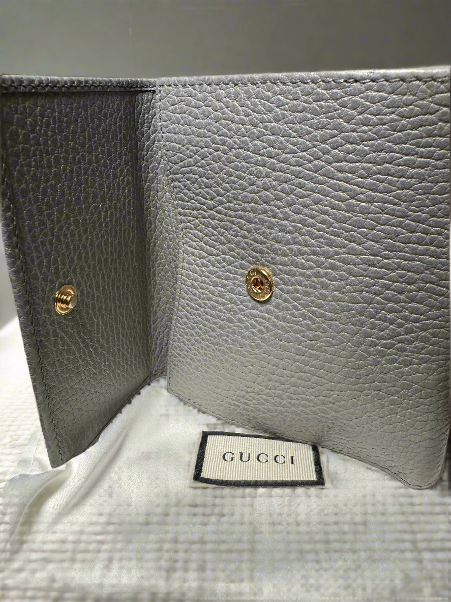 Gucci - Grey Snap Wallet