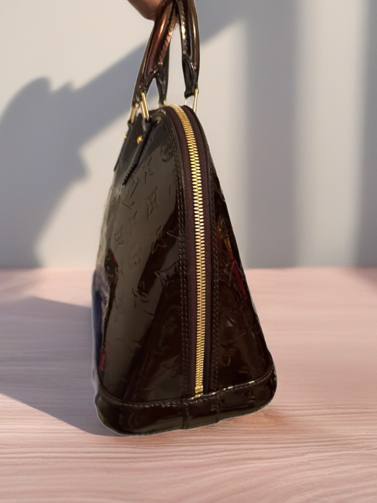 Louis Vuitton Alma PM in Vernis Patent Leather – Burgundy