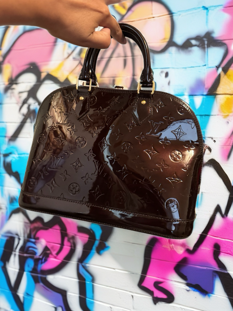 Louis Vuitton Alma PM in Vernis Patent Leather – Burgundy