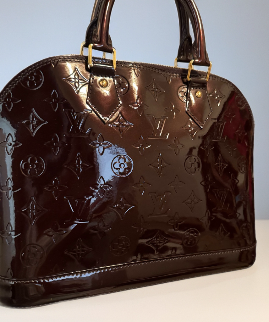 Louis Vuitton Alma PM in Vernis Patent Leather – Burgundy